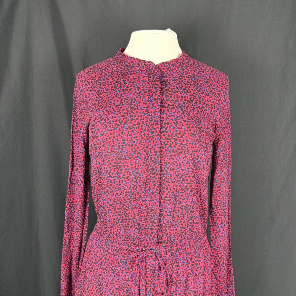 Splendid West Village Red Animal Print Dress M EUC - Picture 5 of 12